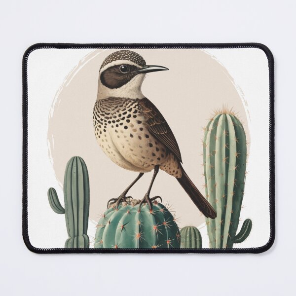Item preview, Cactus wren, cactus bird, Vintage Bird Art, Arizona state bird designed and sold by lagunaklein.