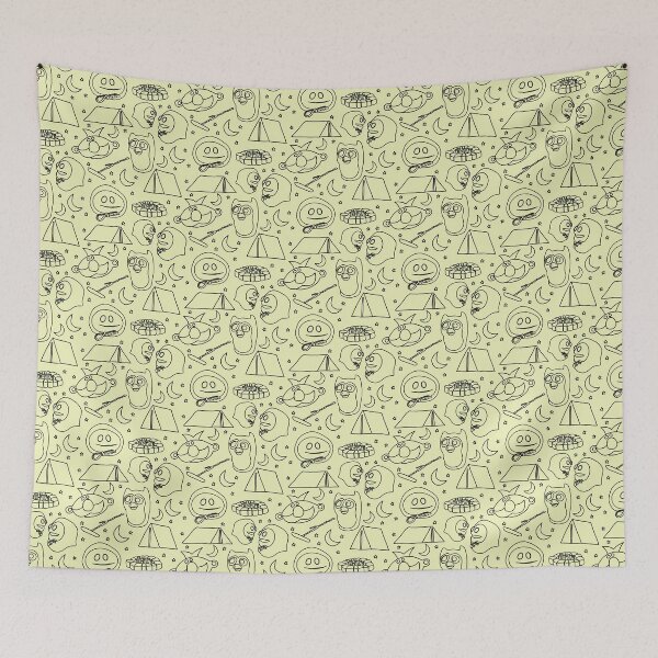 Item preview, Nanalan camp fire designed and sold by Aeterna Prints.