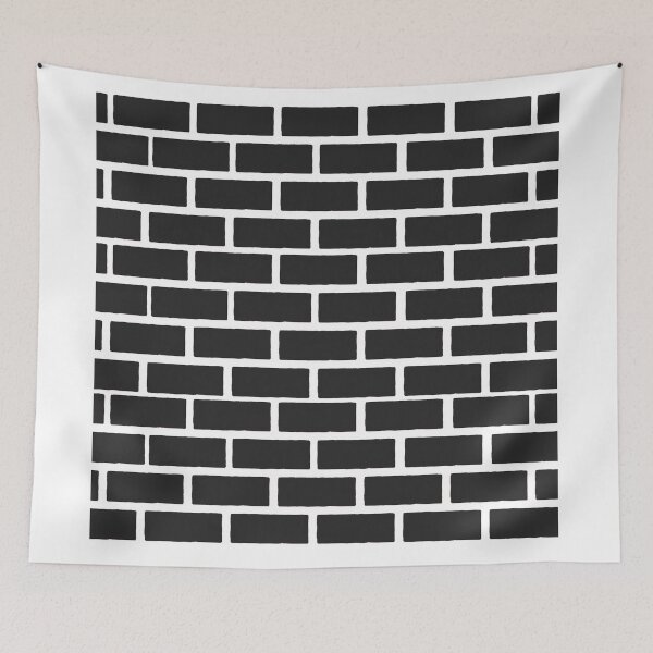 Item preview, Black bricks graphic art design designed and sold by GetItGiftIt.