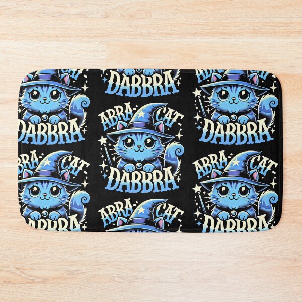 Item preview, Blue Abra cat-dabra - cute witch cat with a star wand designed and sold by lliiaa1111.