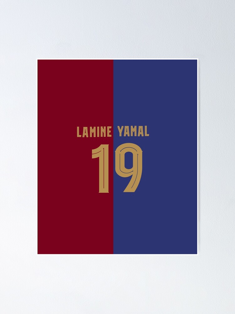 FCB Ensemble maillot et pantalon du FC Barcelone 2e EQ 2024/25 - Licence du FC Barcelone - Dos 19 Lamine YAMAL enfant taille 10 ans