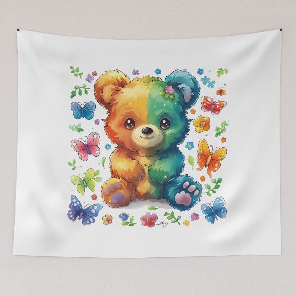 Item preview, Rainbow cute bear, Bear custom. designed and sold by CHOKCHAIVONGDEE.