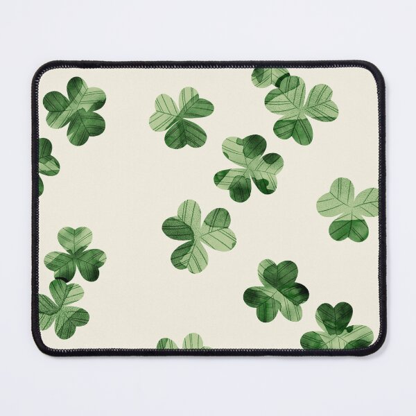 Item preview, Green watercolor shamrocks pattern. St Patrick’s day illustration  designed and sold by helga-wigandt.