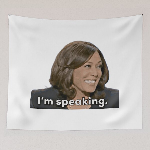 Item preview, Kamala Harris "I'm Speaking" designed and sold by PeacefulHShop.