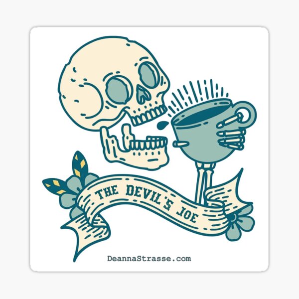 Devil's Joe Sticker