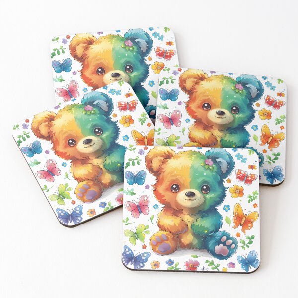 Item preview, Rainbow cute bear, Bear custom. designed and sold by CHOKCHAIVONGDEE.