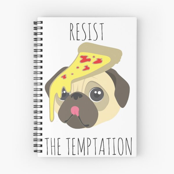 Item preview, Resist The Temptation Pug designed and sold by Hustlercredo.