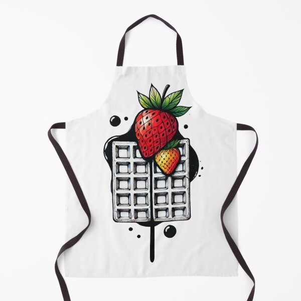 Item preview, Strawberries Waffles designed and sold by Blink Art Studio.