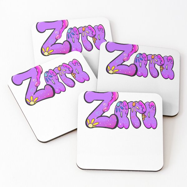 Item preview, Zara popular girls name woman women’s first name in purple drip calligraphy Zara designed and sold by Artonmytee.