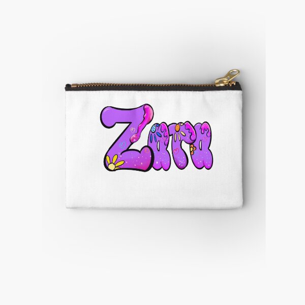 Item preview, Zara popular girls name woman women’s first name in purple drip calligraphy Zara designed and sold by Artonmytee.
