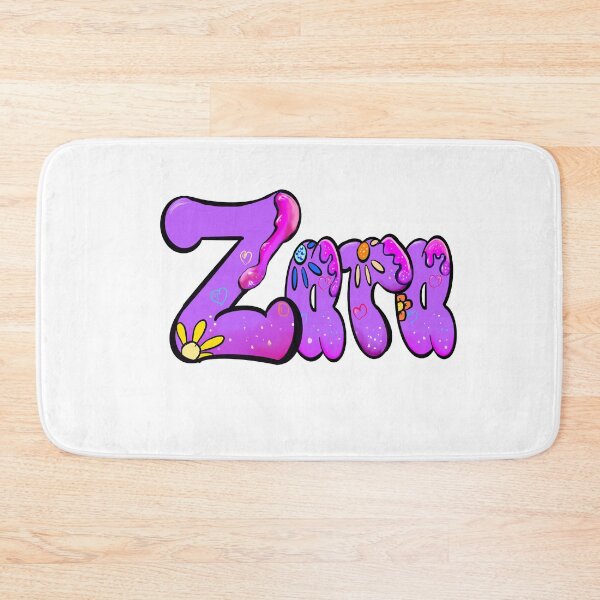 Item preview, Zara popular girls name woman women’s first name in purple drip calligraphy Zara designed and sold by Artonmytee.