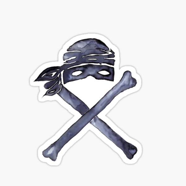 Dread Pirate Jolly Roger Jolly Roberts Sticker