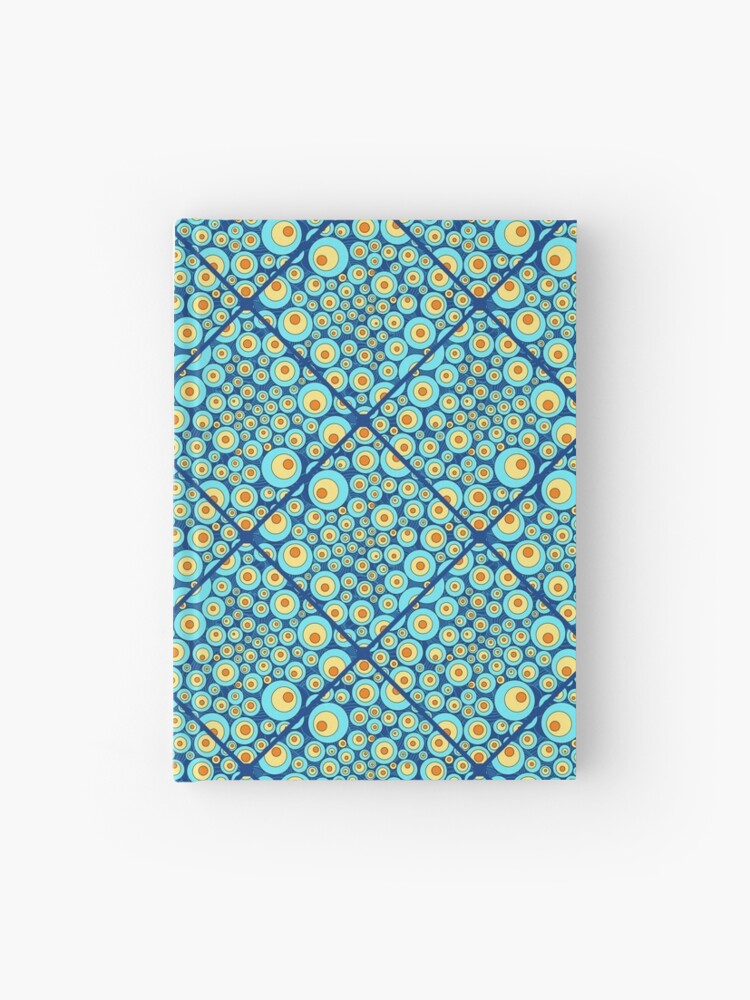 Journal, Starry Night On Sea Doodle Diamond Tile designed and sold by Triplicate Limited