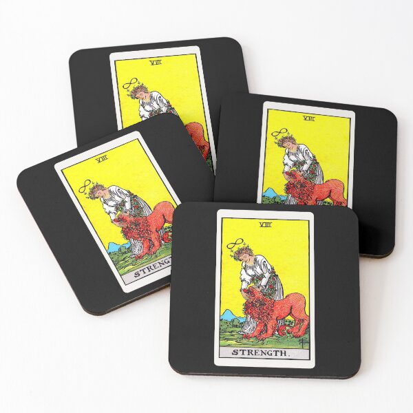 Item preview, Card #8 - Strength - Rider Waite Smith Tarot designed and sold by ABSTRACT-IVISM.