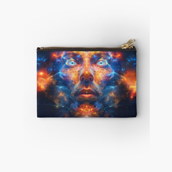 Artikelvorschau, Kosmische psychedelische Menschenkunst - Trippy Visionary Design entworfen und verkauft von Mystikos Art.