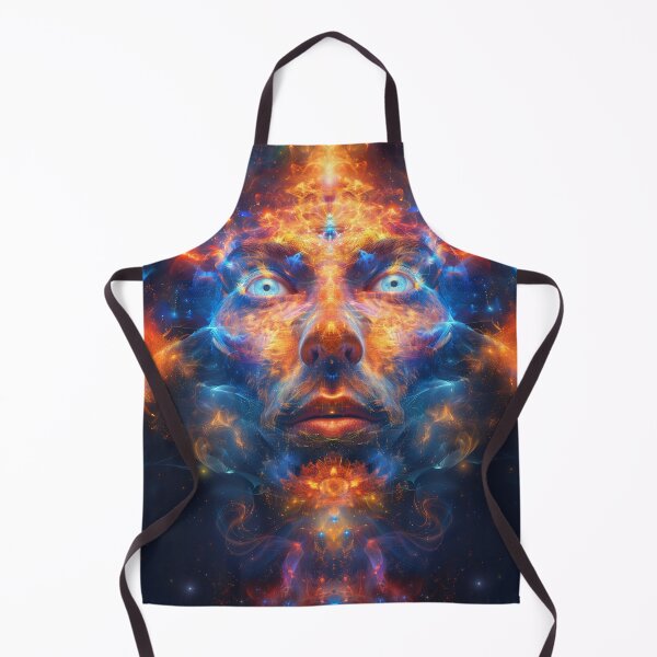 Artikelvorschau, Kosmische psychedelische Menschenkunst - Trippy Visionary Design entworfen und verkauft von Mystikos Art.