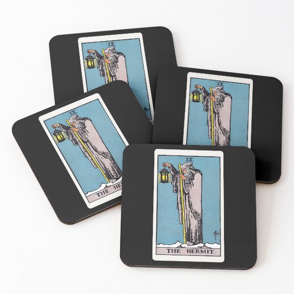 Item preview, Card #9 - The Hermit - Rider Waite Smith Tarot designed and sold by ABSTRACT-IVISM.