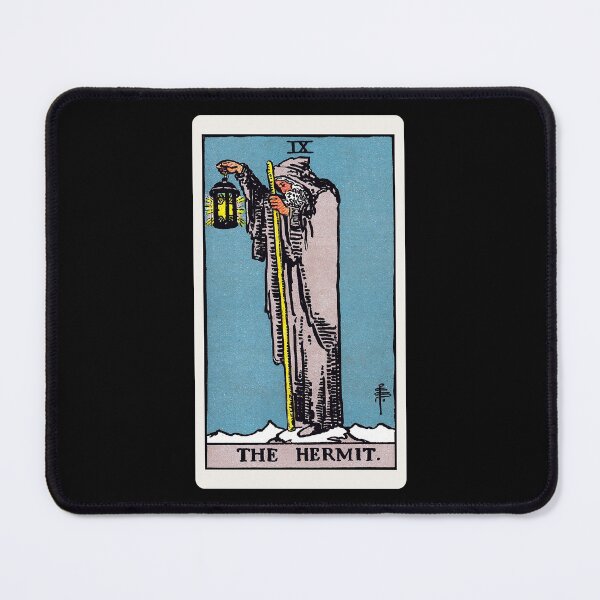 Item preview, Card #9 - The Hermit - Rider Waite Smith Tarot designed and sold by ABSTRACT-IVISM.