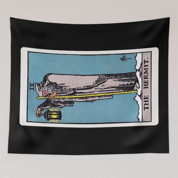 Item preview, Card #9 - The Hermit - Rider Waite Smith Tarot designed and sold by ABSTRACT-IVISM.