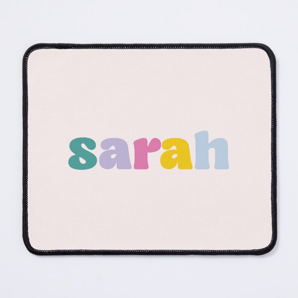 Item preview, Sarah - Custom name on colorful block font designed and sold by To the Lua.