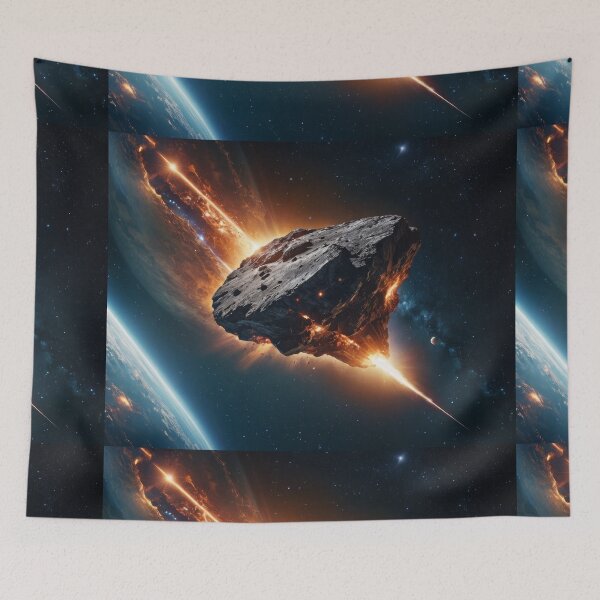 Item preview, meteorite asteroid heading to earth armagedon doomsday space designed and sold by dimitrisbar.