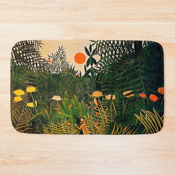 Aperçu de l'œuvre artiste henri rousseau, peintre henri rousseau, art henri rousseau, oeuvre d'henri rousseau, style de peinture henri rousseau, style d'art henri rousseau créée et vendue par rosa-reid.