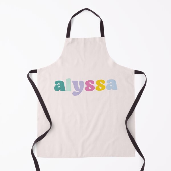 Item preview, Alyssa - Custom name on colorful block font designed and sold by To the Lua.