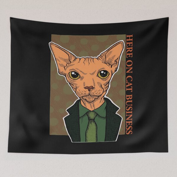 Item preview, CAT BUSINESS designed and sold by HumanHandArts.