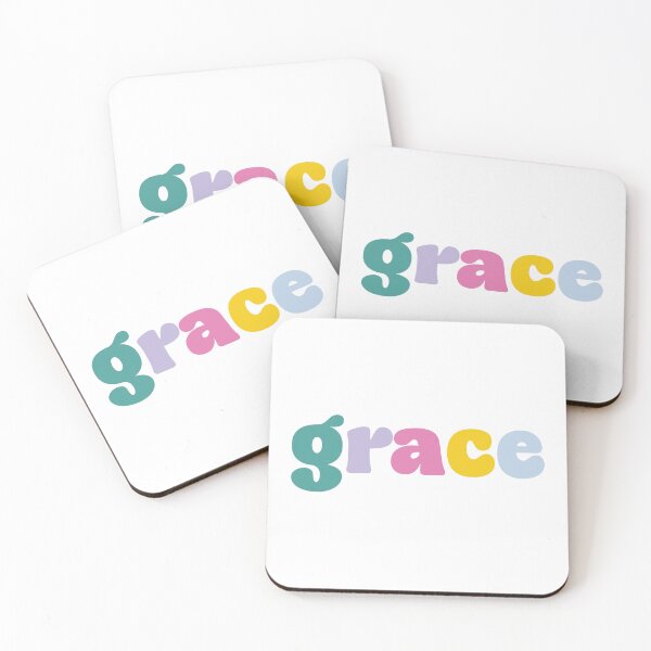 Item preview, Grace - Custom name on colorful block font designed and sold by To the Lua.