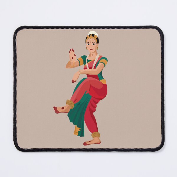 Item preview, Indian Classical dance Bharatnatyam art designed and sold by ThePurplePrints.