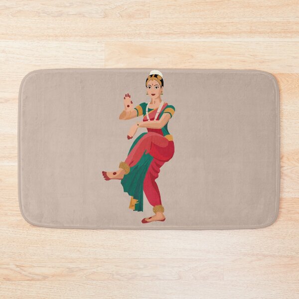 Item preview, Indian Classical dance Bharatnatyam art designed and sold by ThePurplePrints.