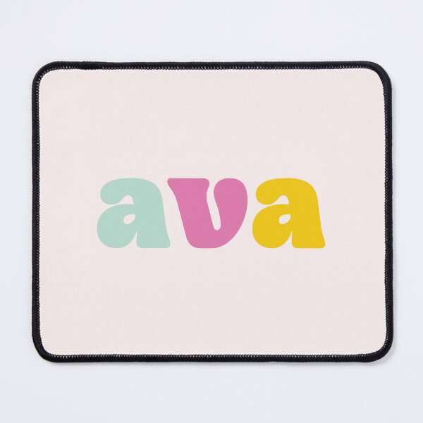 Item preview, Ava - Custom name on colorful block font designed and sold by To the Lua.