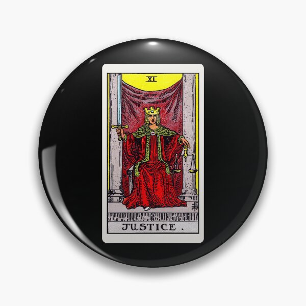Item preview, Card #11 - Justice - Rider Waite Smith Tarot designed and sold by ABSTRACT-IVISM.