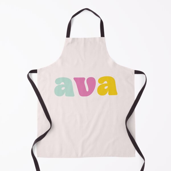 Item preview, Ava - Custom name on colorful block font designed and sold by To the Lua.
