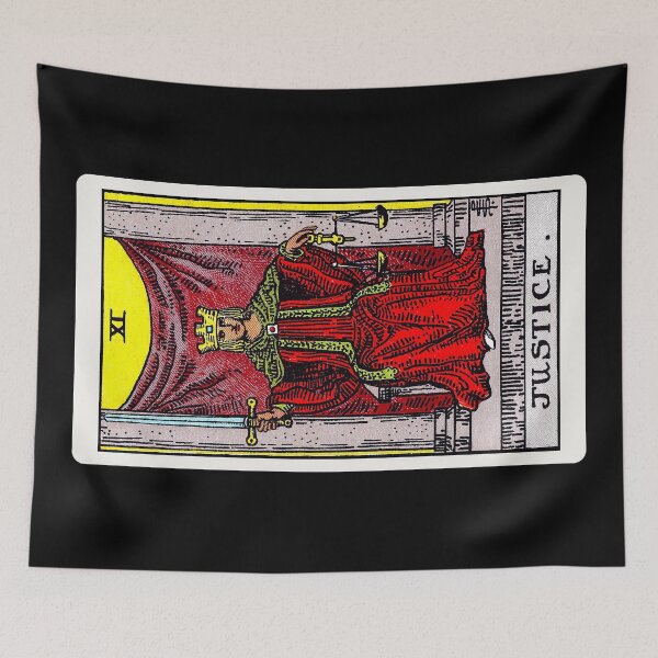 Item preview, Card #11 - Justice - Rider Waite Smith Tarot designed and sold by ABSTRACT-IVISM.