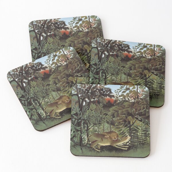 Aperçu de l'œuvre artiste henri rousseau, peintre henri rousseau, art henri rousseau, oeuvre d'henri rousseau, style de peinture henri rousseau, style d'art henri rousseau créée et vendue par rosa-reid.