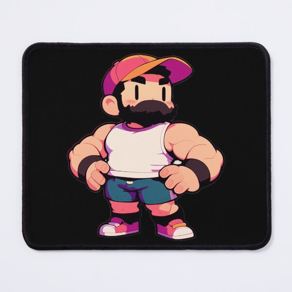 Item preview, Cute bearded gym guy. designed and sold by TheVibesGallery.