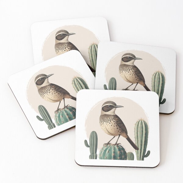 Item preview, Cactus wren, cactus bird, Vintage Bird Art, Arizona state bird designed and sold by lagunaklein.