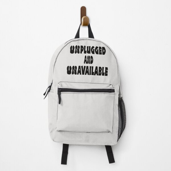 Item preview, Stand Out with 'Unplugged & Unavailable' – Bold Block Text Shirt by DAM Creative designed and sold by DAM Creative ⭐⭐⭐⭐⭐.