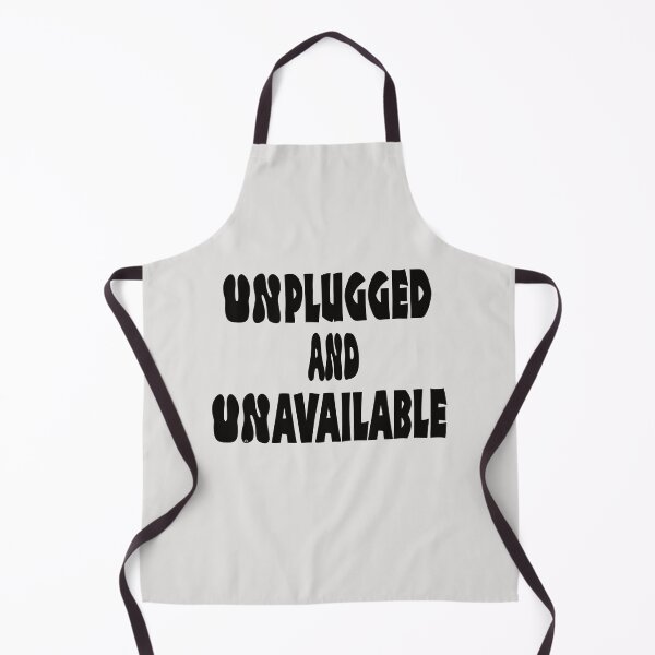 Item preview, Stand Out with 'Unplugged & Unavailable' – Bold Block Text Shirt by DAM Creative designed and sold by DAM Creative ⭐⭐⭐⭐⭐.