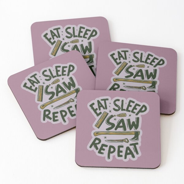 Item preview, Eat Sleep Saw Repeat designed and sold by Satyamshop76.