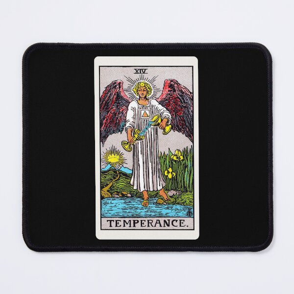 Artikelvorschau, Karte Nr. 14 – Mäßigkeit – Rider Waite Smith Tarot entworfen und verkauft von ABSTRACT-IVISM.