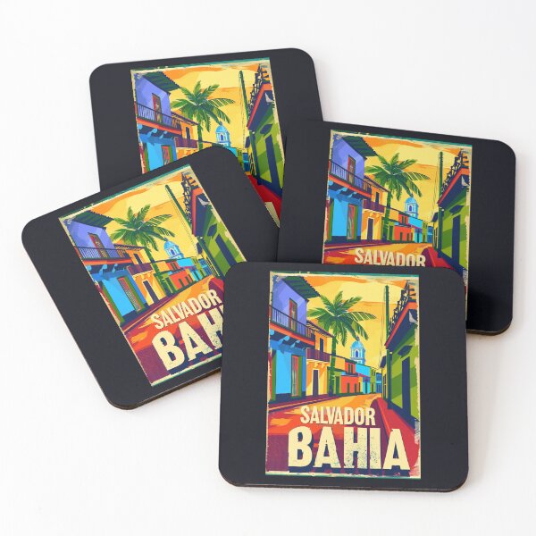 Item preview, A Vintage Travel Illustration of Salvador - Bahia - Brazil  designed and sold by GoodOldVintage.