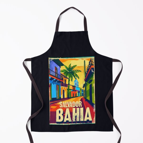 Item preview, A Vintage Travel Illustration of Salvador - Bahia - Brazil  designed and sold by GoodOldVintage.