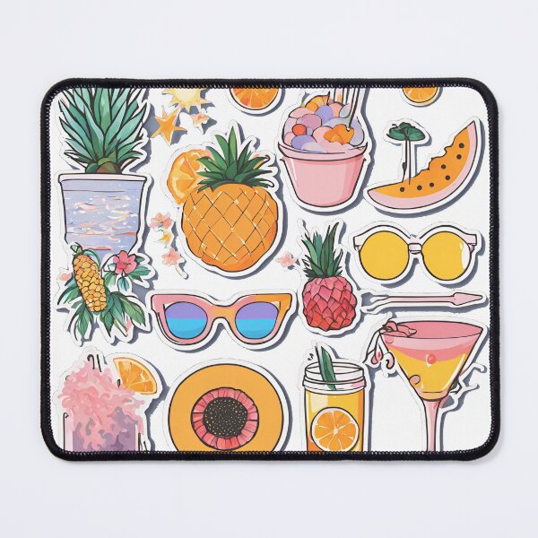 Item preview, Vibrant Summer Aesthetic Stickers designed and sold by Coral-Cases.