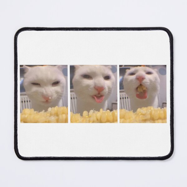 Item preview, Cat eating corn designed and sold by Ratcatdoggg.