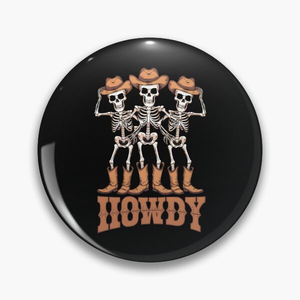 Item preview, Howdy Halloween Howdy Skeleton Cowboy Cowgirl Western designed and sold by clothesy7.