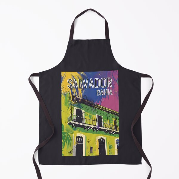 Item preview, A Vintage Travel Illustration of Salvador - Bahia - Brazil  designed and sold by GoodOldVintage.