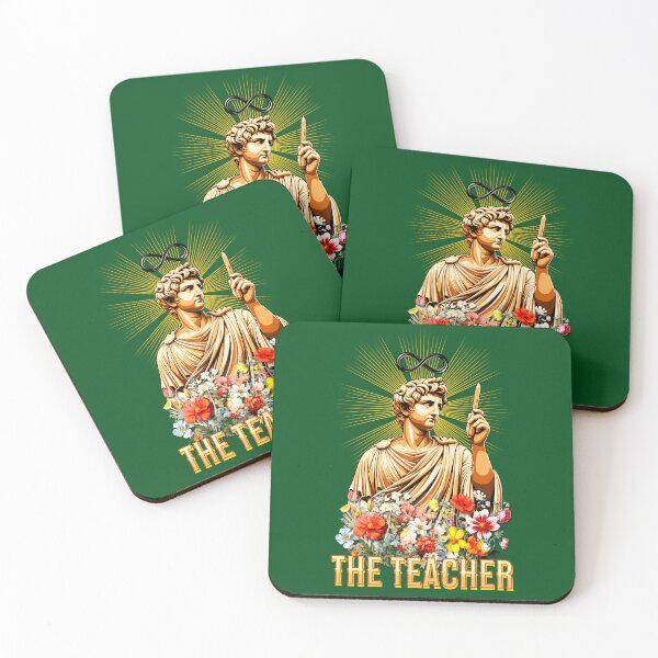 Item preview, The Teacher holding a pencil with Flowers designed and sold by TaiyoDigital36.