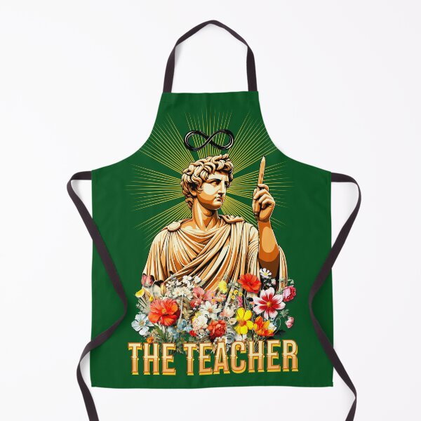 Item preview, The Teacher holding a pencil with Flowers designed and sold by TaiyoDigital36.